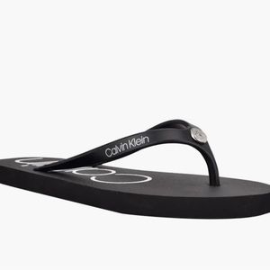 NEW Calvin Klein Salya Flip Flop Black